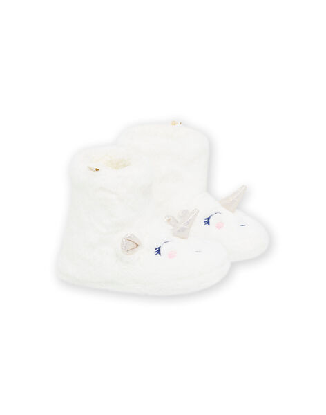 Babbucce peluche unicorno PAPANTBOOTS / 22XK3551PTD001