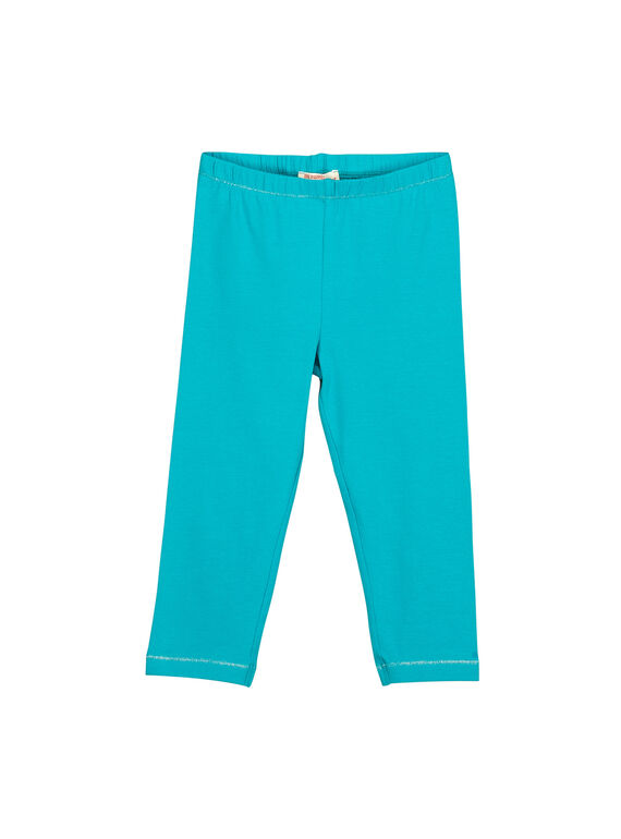 Leggings blu bambina FYAJOLEG8 / 19SI01G2D26202