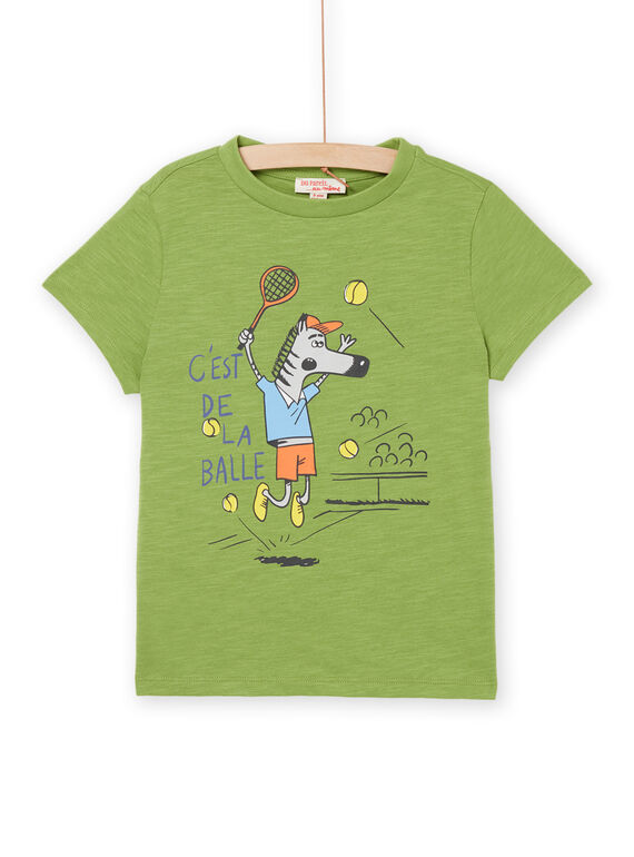 T-shirt con motivo tennis ROJOTI4 / 23S90283TMCG602
