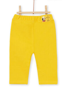 Pantaloni gialli neonato LUNOPAN1 / 21SG10L1PAN106