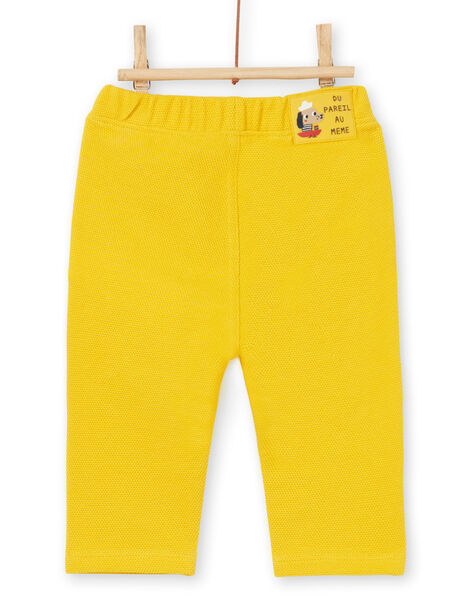 Pantaloni gialli neonato LUNOPAN1 / 21SG10L1PAN106