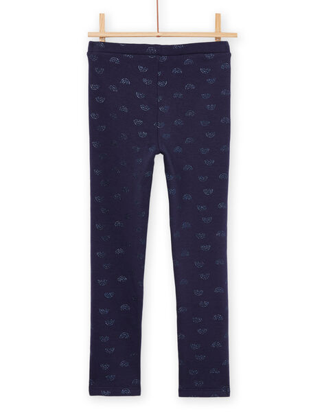 Leggings con stampa arcobaleno navy PAJOLEG1 / 22W901C4PANC205