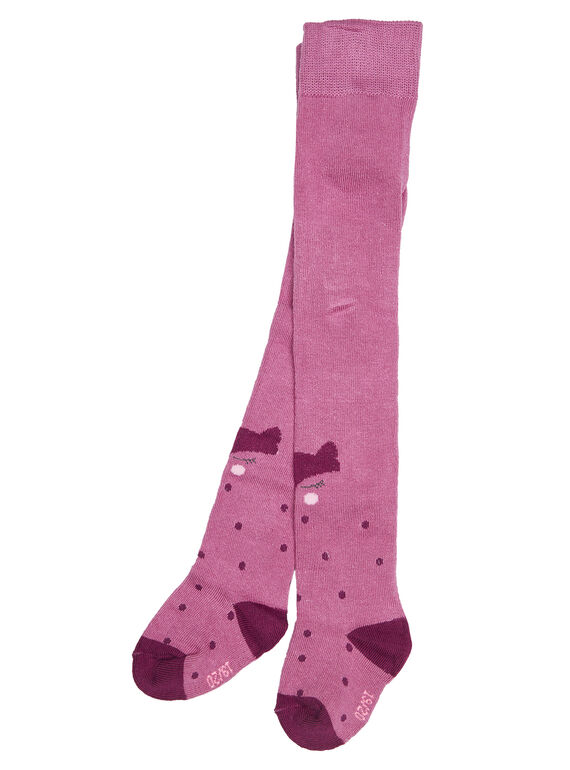 Collant in cotone con motivo animale. GYIBRUCOL / 19WI09K1COLH700
