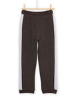 Pantaloni sportivi antracite e grigio melange POJOJOB2 / 22W902D4JGB944