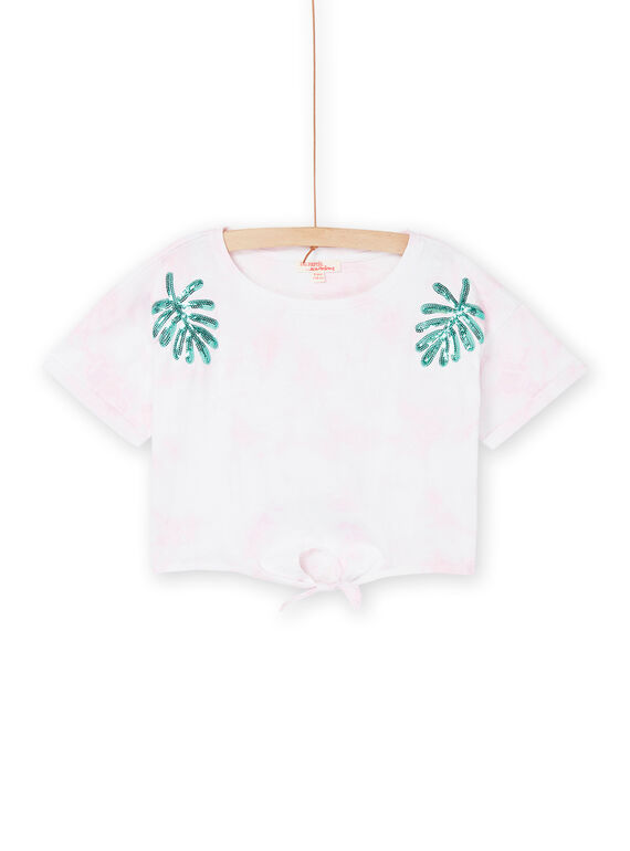T-shirt rosa chiaro a maniche corte RAPOPTI4 / 23S901X1TMC321