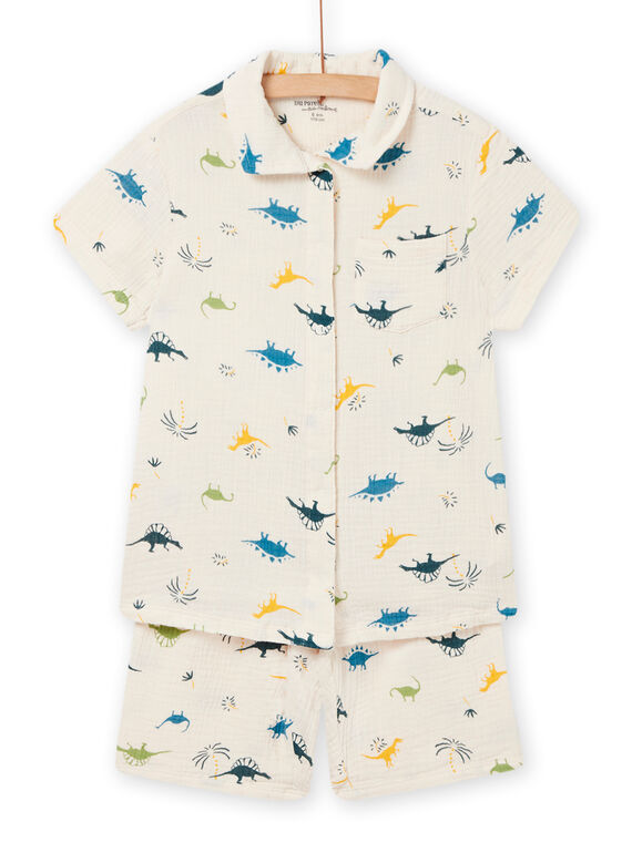 Pigiama ecrù scuro bambino NEGOPYCGAZ / 22SH12HBPYJ003