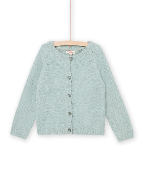 Cardigan in ciniglia blu PAYJOCAR3 / 22W901D7CAR626