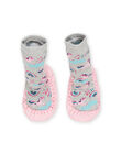Babbucce a calza con stampa unicorni e arcobaleno PACHO7CORN / 22XK3542D08943