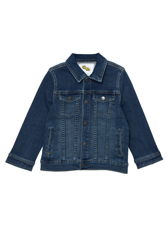 Giacca in jeans bambino in denim stretch JOGROVES / 20S902I1VESP274