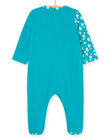 Tutina turchese con motivo giraffe REFIGREMAM / 23SH13H4GRE202