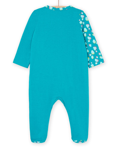 Tutina turchese con motivo giraffe REFIGREMAM / 23SH13H4GRE202