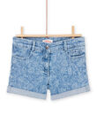 Shorts in jeans con stampa tropicale RAJOSHORT3 / 23S90172SHOP272