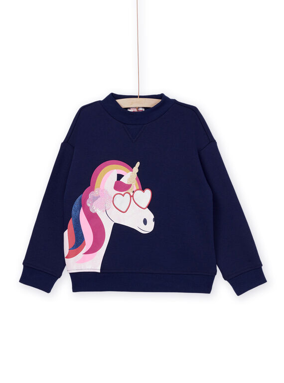 Felpa con maniche lunghe con motivo unicorno PAMUSWEA / 22W901R1SWEC243