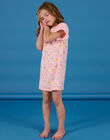 Camicia da notte rosa chiara e con stampa fantasia REFACHUBOW / 23SH11H2CHN321