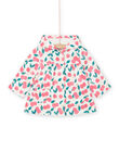 Impermeabile con cappuccio e stampa ciliegie RISUNIMP / 23SG09J4IMP001