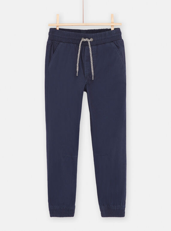 Pantaloni navy con elastico in vita bambino SOJOPATWI2 / 23W902G2PAN705