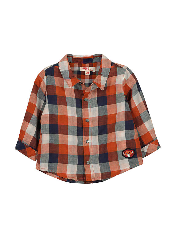 Camicia a quadri neonato FUBACHEM / 19SG1061CHM099