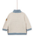 Cardigan in maglia con motivi jacquard PUREGIL / 22WG10T1GILA016