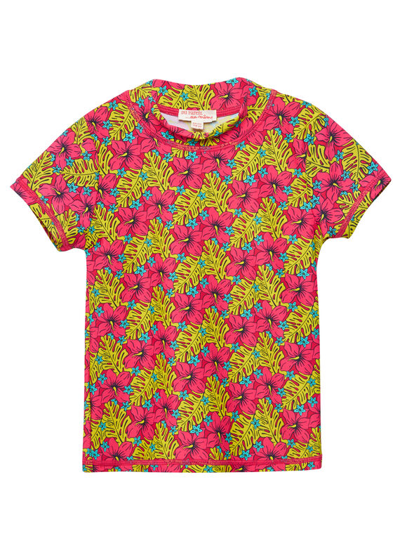 T-shirt anti-UV rossa JYAMERUV / 20SI01K1TUVF510