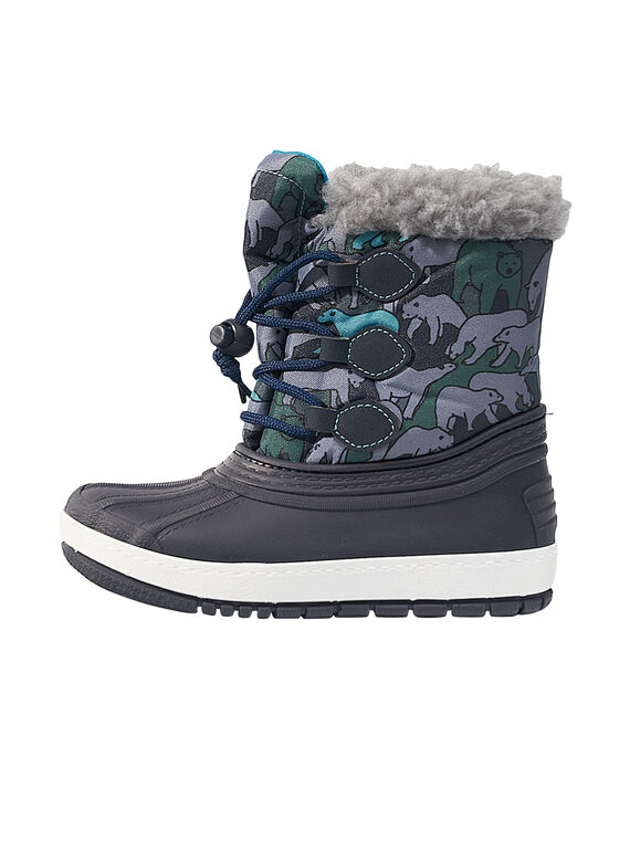 Doposci navy con stampa orso bambino GGMONTNEA / 19WK36W2D3N070
