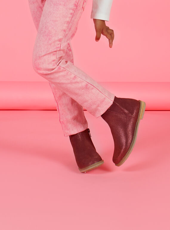 Stivaletti vinaccia bambina MABOOTVIN / 21XK3573D0D719