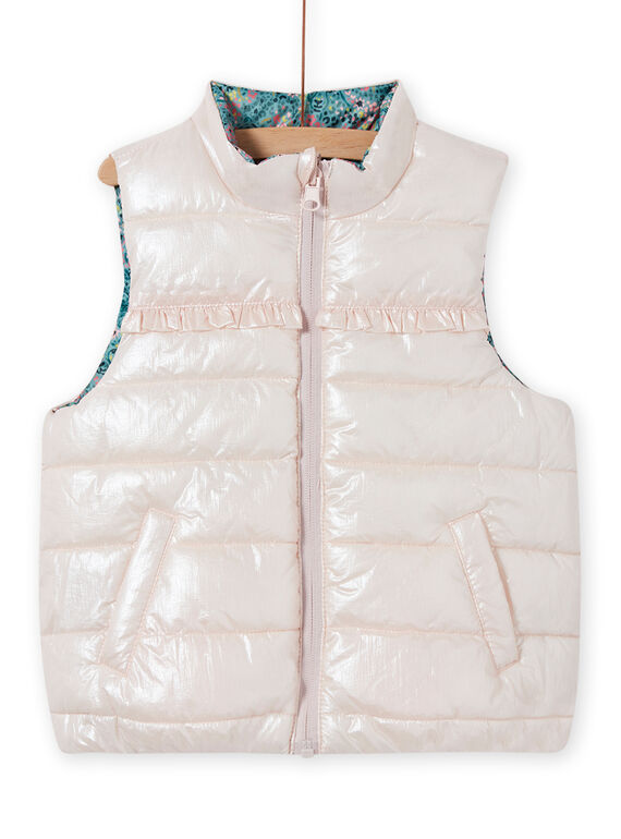 Piumino senza maniche double face bambina MAKADOUNEX / 21W90156D3E612