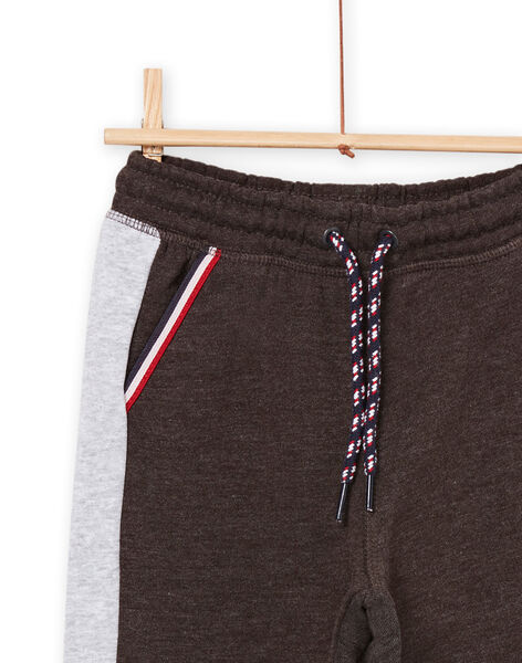 Pantaloni sportivi antracite e grigio melange POJOJOB2 / 22W902D4JGB944