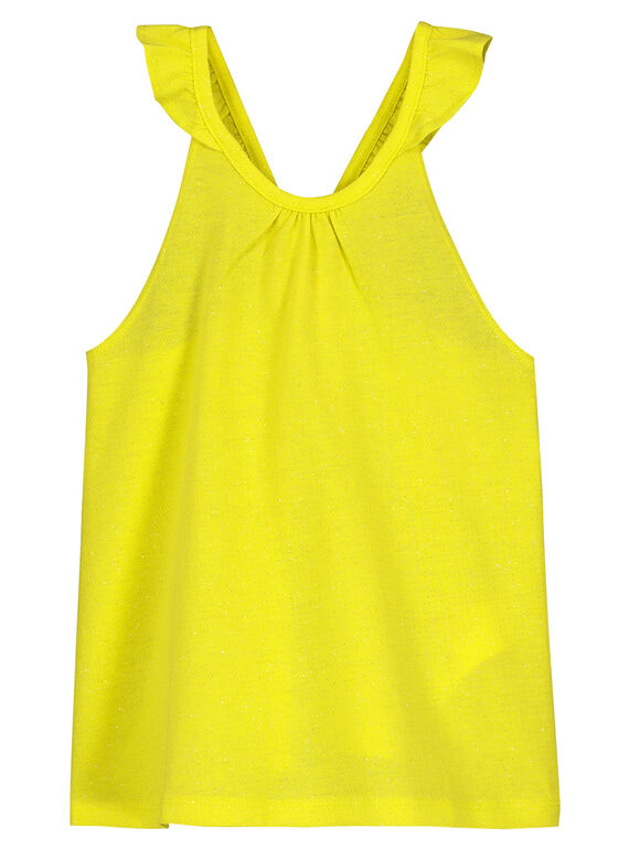 Canottiera con glitter bambina FAJODEB5 / 19S901G5D27B104