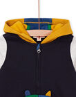 Cardigan multicolore con cappuccio PUMUGIL / 22WG10R1GILC205
