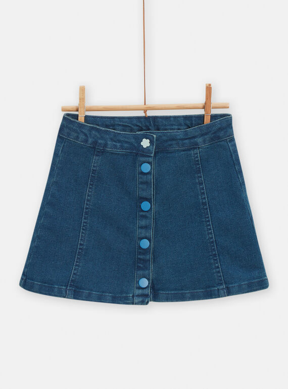 Gonna in denim blu bambina TADEJUP / 24S901J1JUP213
