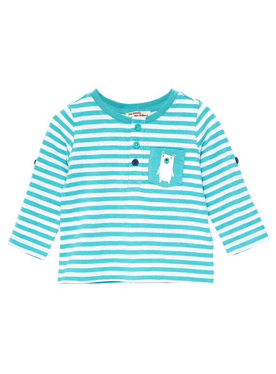T-Shirt Maniche Lunghe Turchese JUJOTUN2 / 20SG1041TML202