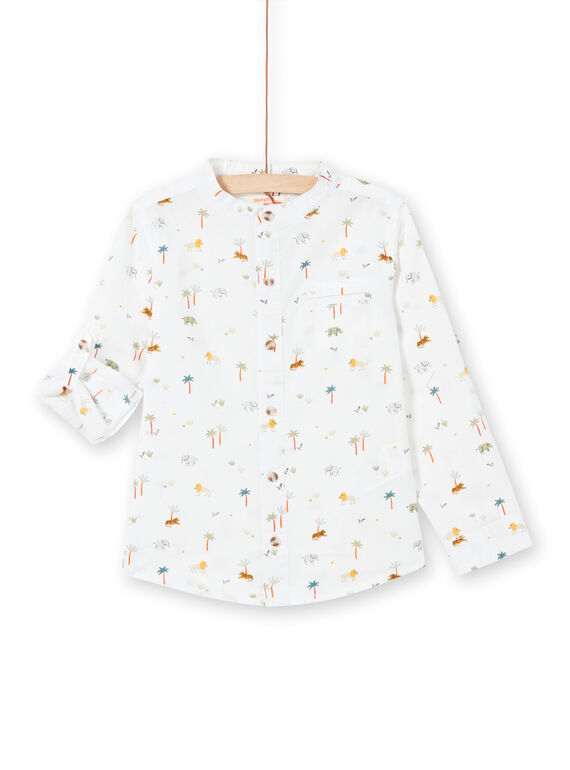 Camicia bianca con stampa bambino LOJAUCHEM2 / 21S902O1CHM000