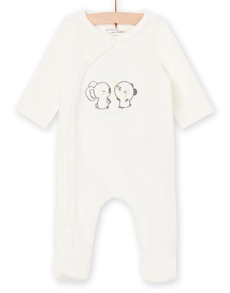 Tutina maniche lunghe con stampa animali POU1GRE1 / 22WF0583GRE001