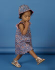 Cappello blu con stampa a fiori neonata NYISANCHA / 22SI09C2CHAC221