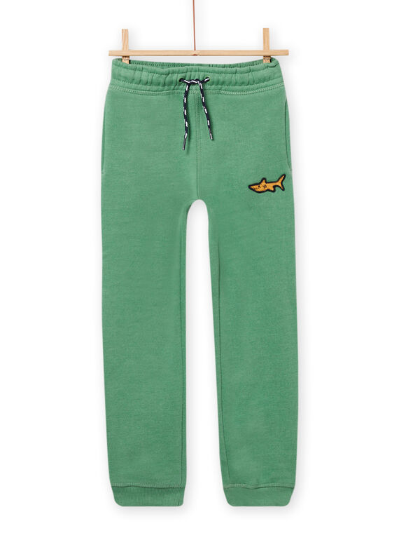 Pantaloni sportivi verdi bambino NOJOJOB4 / 22S90261JGB617