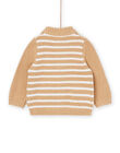 Cardigan con stampa a righe RUNEOGIL / 23SG10O1GILA014
