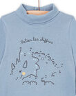 Blue TURTLE NECK PURESOUP / 22WG10T1SPLC219