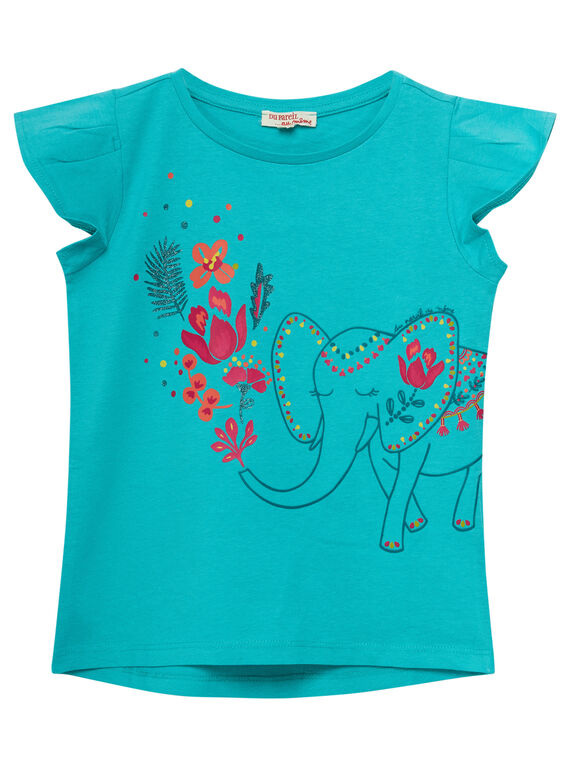 T-shirt maniche corte con stampa elefante JABOTI3 / 20S901H2TMC209