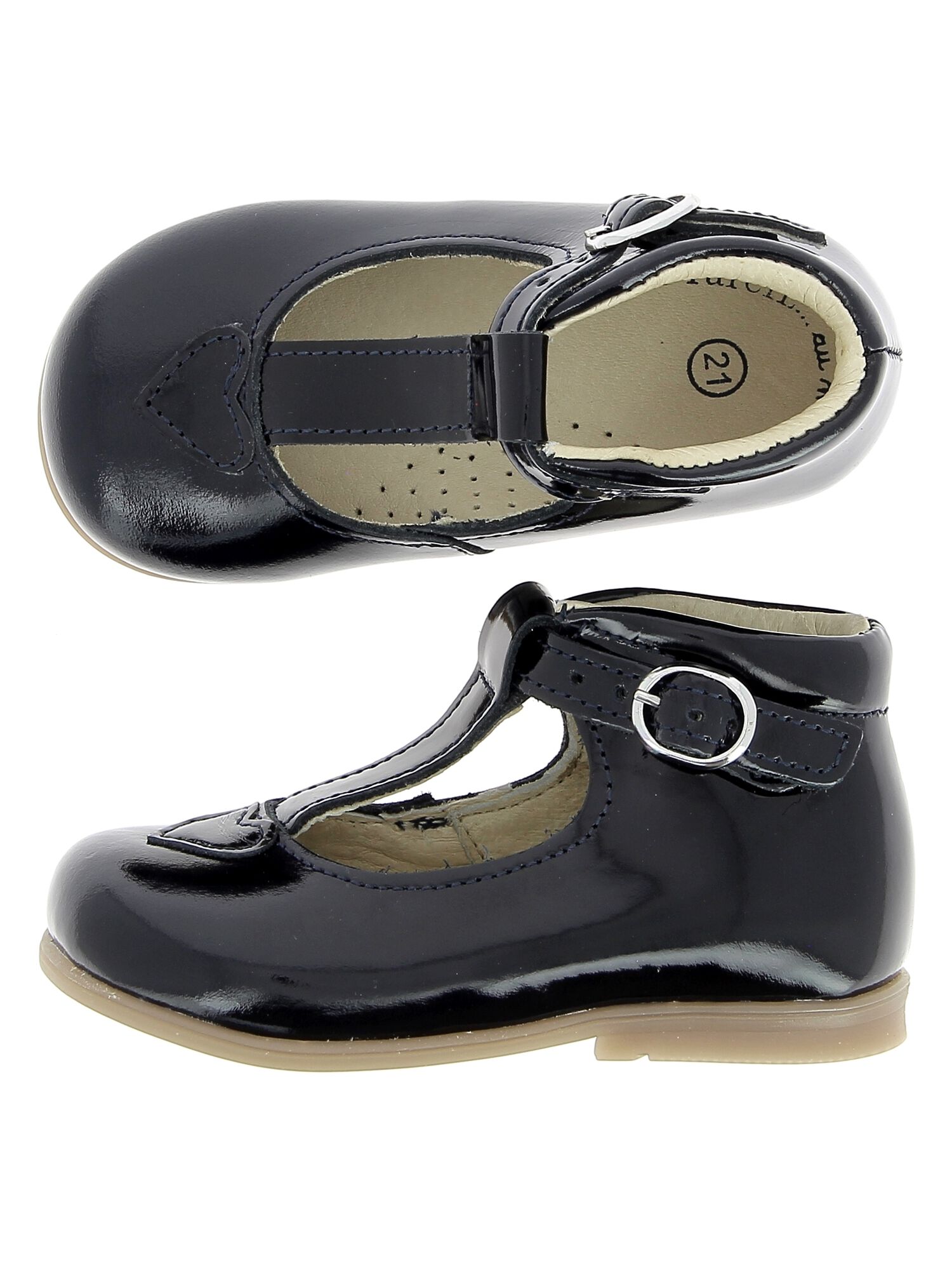 Baby girls patent leather T bar shoes acquisto online Back to s cool DPAM