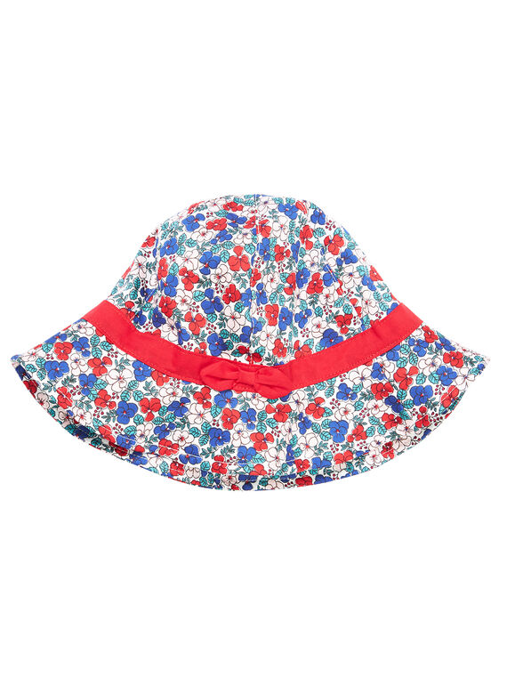 Cappello bambina con motivo a fiori JYAJAHAT2 / 20SI01B2CHA001