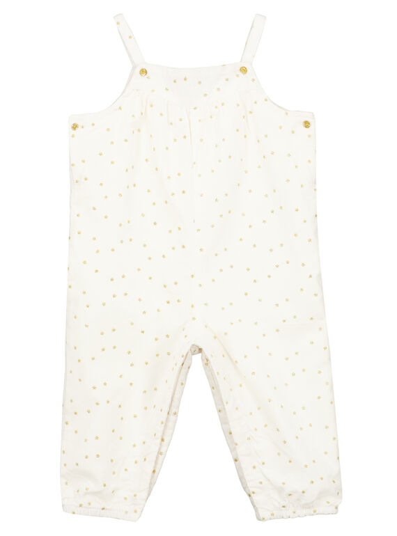 Salopette con stampa e glitter neonata GIBLASAL / 19WG09S1SAL001