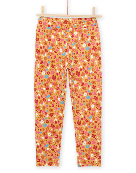 Set pigiama maglia e pantaloni con motivo leopardo PEFAPYJTON / 22WH1121PYJB107