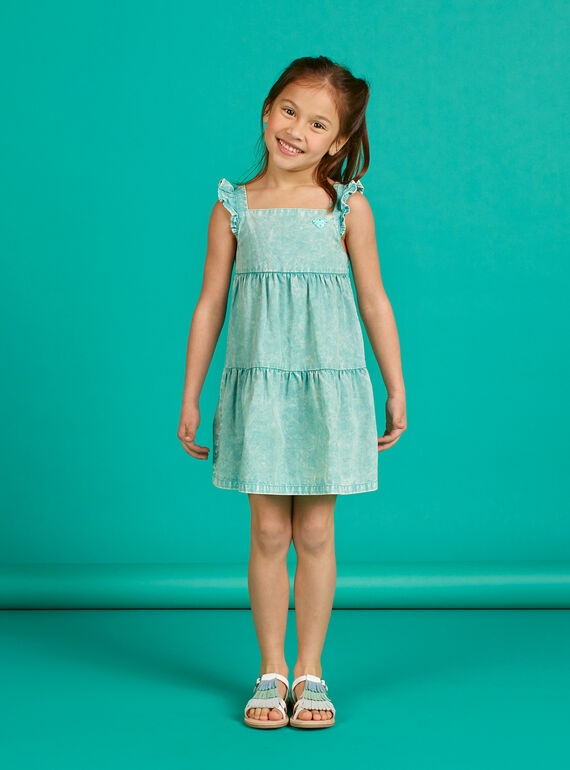 Abito menta bambina LAVEROB5 / 21S901Q5ROBG621