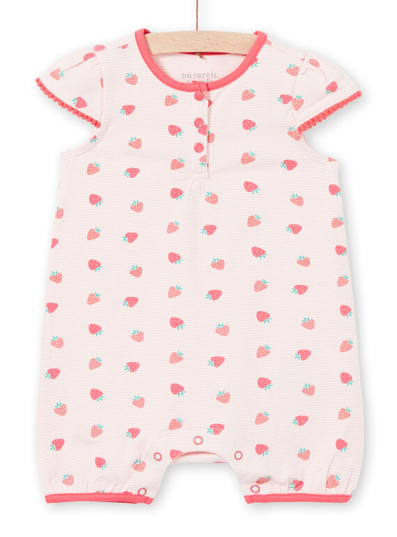 Tutina rosa chiaro neonata LEFIGREAOP / 21SH13C2GRE001