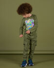 Pantaloni cargo kaki. POKAPAN / 22W902L1PAN628