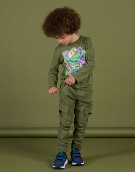 Pantaloni cargo kaki. POKAPAN / 22W902L1PAN628
