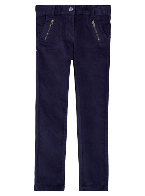 Pantaloni in velluto liscio GATRIPANT / 19W901J1PAN070