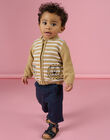 Cardigan con stampa a righe RUNEOGIL / 23SG10O1GILA014