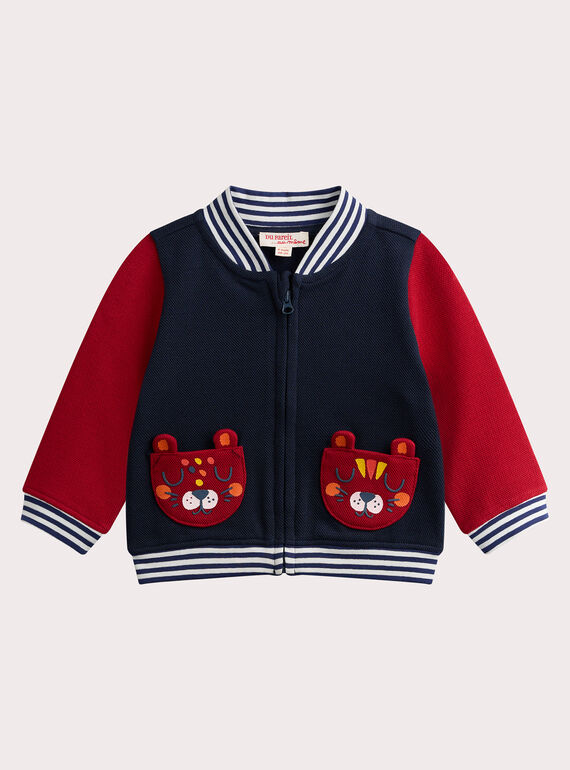 Cardigan stile teddy per neonato VUKOHOJOG / 24WG1031JGHJ900