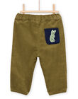 Pantaloni kaki in velluto a costine PUJOPAN1 / 22WG10D2PANG604
